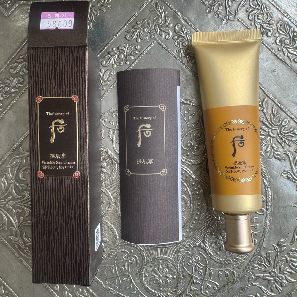 Korean The History of Whoo Wrinkle-Sun Cream